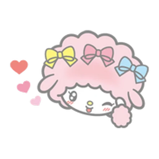 kawaii, lovely, sanrio sheep, sanrio sheep