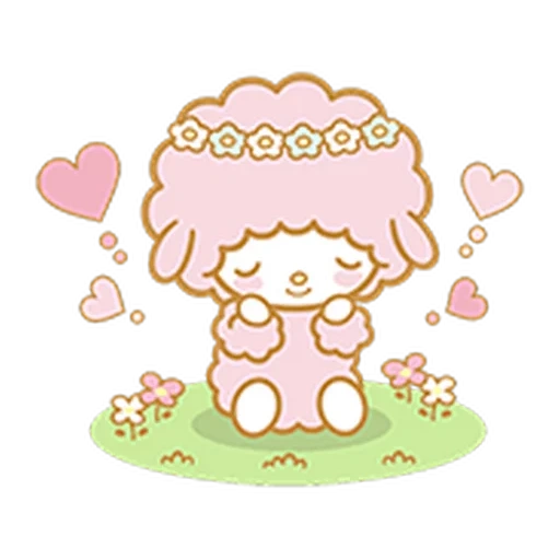 and my melody, cute sheep, sanrio sheep, sanrio my sweet piano