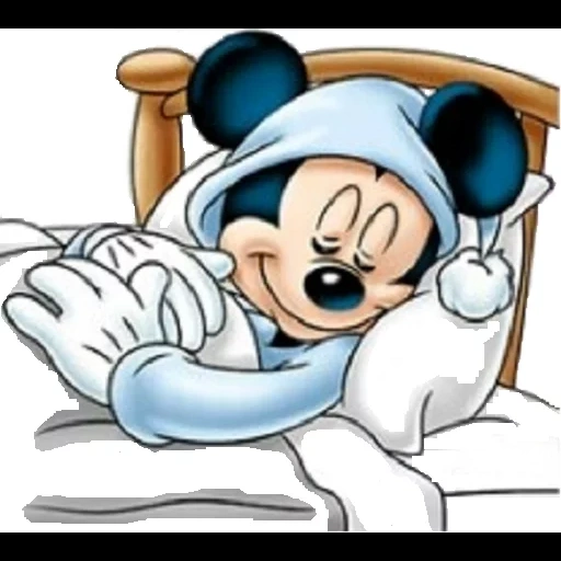 mickey mouse, mickey mouse tidur, mickey mouse minnie, bayi tikus mickey tidur