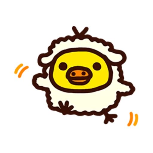 rilalakum, kiiroitori, rilalakuma duckling, ayam rilalakuma