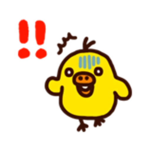 rilakuma, liracuma aufkleber, rilakuma-huhn