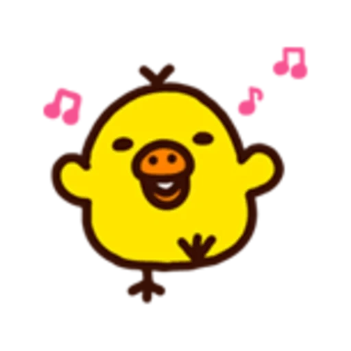 lovely, rilakuma, kiroitori, rilakuma-huhn