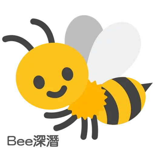 пчела, пчелка, эмодзи пчела, клипарт пчела