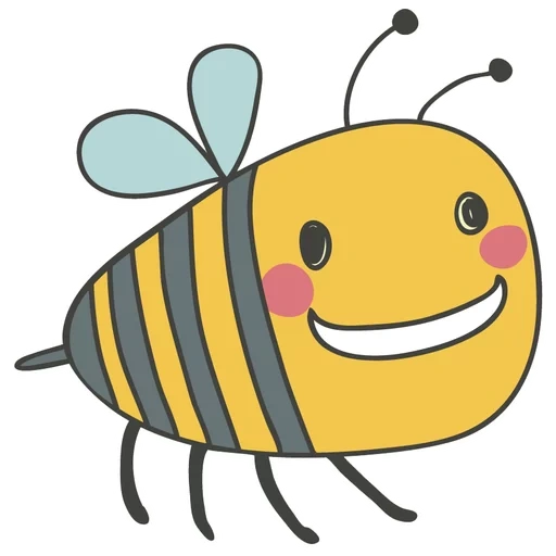 пчелка, милая пчелка, пчела рисунок, пчелка рисунок, маленькая пчела