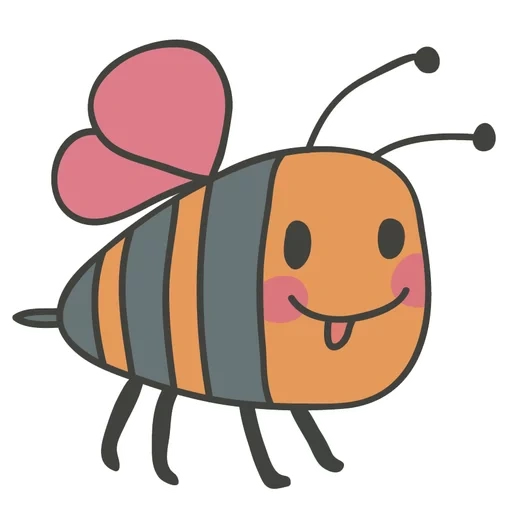 ari, пчела рисунок, пчёлка рисунок, маленькая пчела, мультяшная пчела