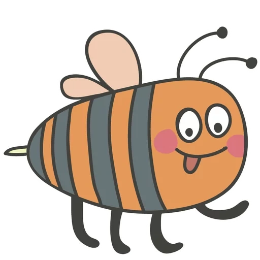 ari, disegno di api, disegno di api, ape dei cartoni animati, l'illustrazione di api