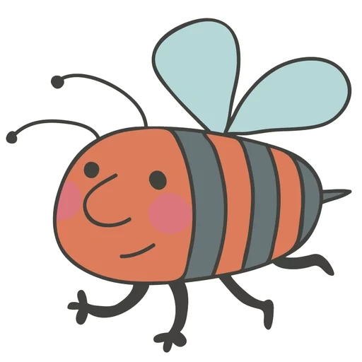 ari, pola lebah, pola lebah, lebah kecil, kartun lebah