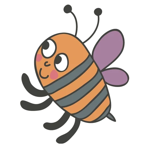 ari, рисунок пчелы, пчелка рисунок, маленькая пчела, мультяшная пчела