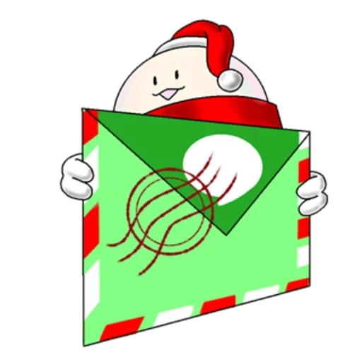 papa noel, papá noel, dibujo de santa, embalaje de año nuevo, carta al icono de santa claus