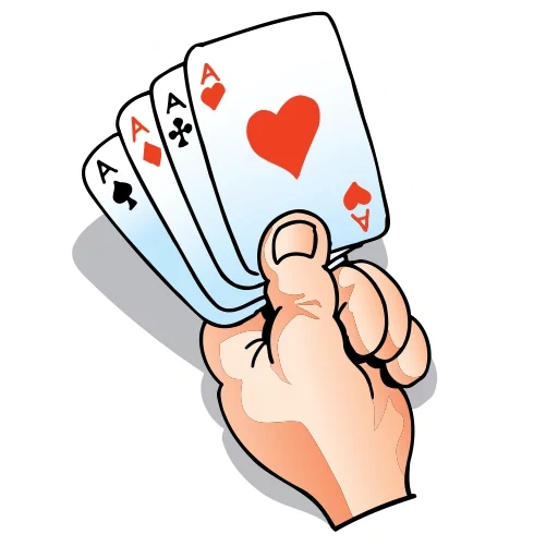 карты покер, покерные карты, игральные карты, рука картой вектор, игральные карты руках