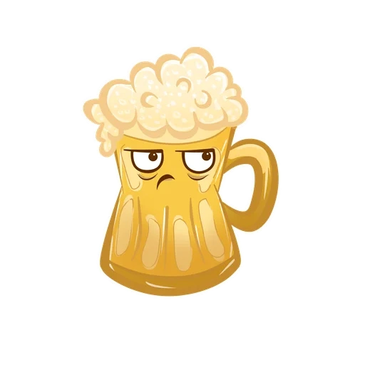 alcoholic, sad beer mug, the bitter truth about bitter beer