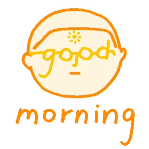 happy, logo, good moning gif, bruit de pictogramme, graphique vectoriel de ruissellement