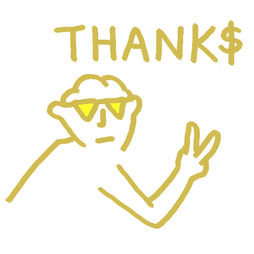 thank you, das geld, thank you, yellow thank you