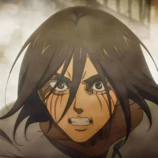 mikasa, anime di mizase, anime di titan, l'attacco dei titani, anime attack titan