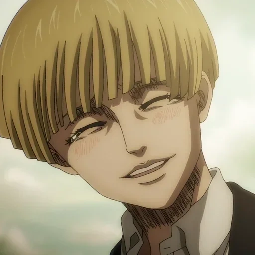 armin arlert, serangan titans, armin arlert titan, titans menyerang 4 musim, anime meme attack of titans