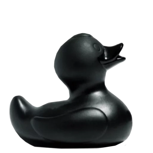 duck, duck black, black duck, rubber weft yarn, black rubber duck