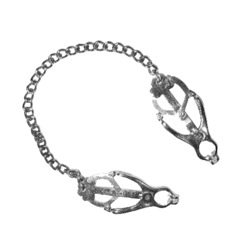 clover clamp, nipple clip, nipple chain clip