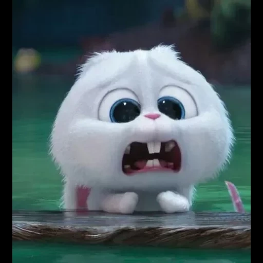 conejo de bola de nieve, highet secret life of pets, bola de nieve la última vida de las mascotas, vida secreta de las mascotas 2 bola de nieve, última vida de mascotas conejo de nieve de conejo