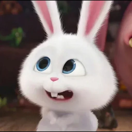 boule de neige de lapin, la vie secrète des animaux de compagnie, little life of pets bunny, petite vie des animaux de compagnie lapin, lapin snowball secret life of home 2