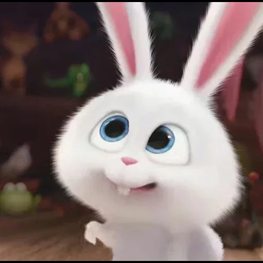 bola de neve de coelho, vida secreta do coelho de desenho animado, última vida de coelho doméstico, little life of pets rabbit, rabbit snowball secret life of home 2