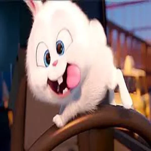 vida secreta do coelho, rabbit fluff secret life, última vida de animais de estimação snowball, little life of pets rabbit, vida secreta de animais de estimação hare snowball