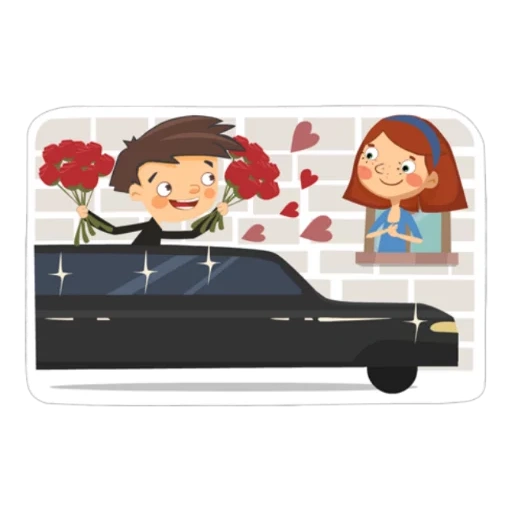 mobil, dengan hari mudzhek, vektor mesin pernikahan, membuat mesin vektor keluarga saya, ilustrasi mobil pengantin pengantin