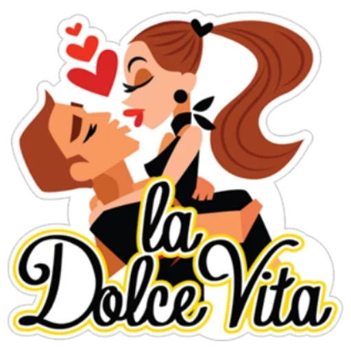 un bacio, gioco del bacio, coppia romantica, coppia innamorata, cartoon kiss guance