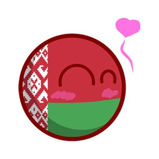 bélarus, ballon biélorusse, soviet countryballs, république du bélarus