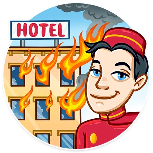 games, dormitory, hotel carrier, aleksandrovic nuzhdov fyodor, hotel vector illustration