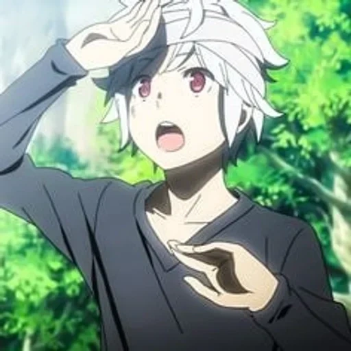 anime, danmachi, bell kranel, i will meet you dungeon, i will go to the dungeon there