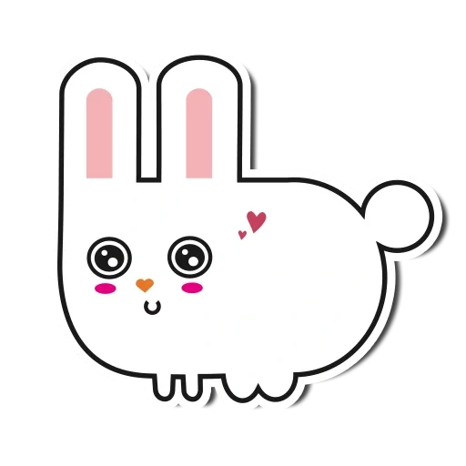 rabbit, evil hare, cute rabbit, white rabbit, kawaii bunnies