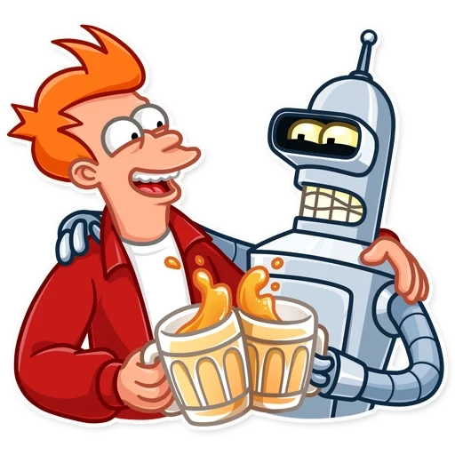 futurama, fry futurama, futurama bender, futurama characters, futurama bender fry