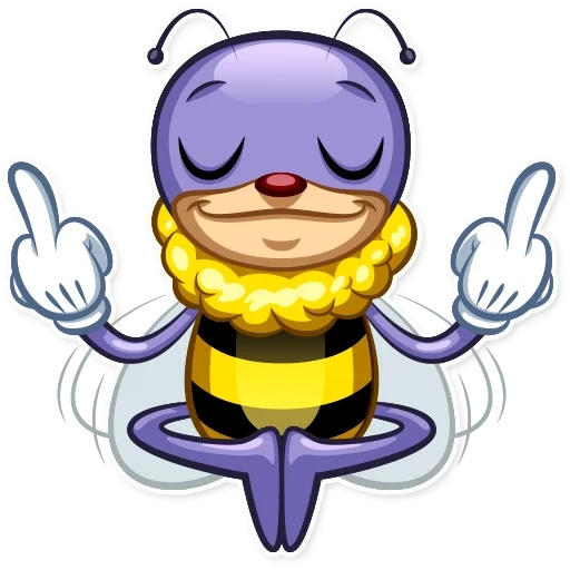 bee, abeja, abeja divertida, abeja de dibujos animados