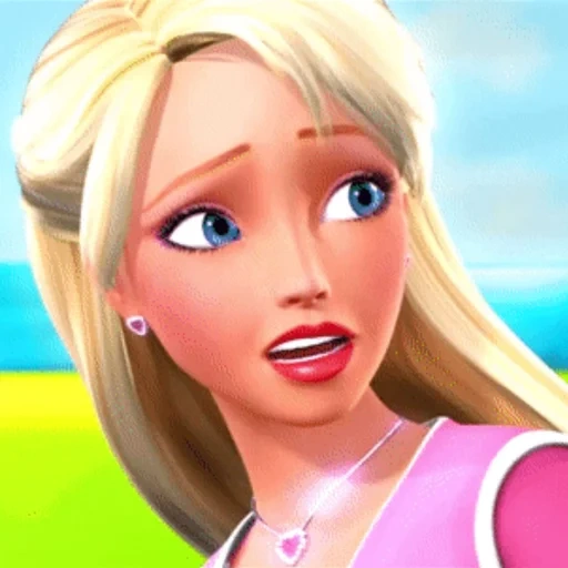 barbie cartoon barbie, barbie, barbie, barbie blonde dal cartone animato, barbie barbie