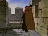 мужчина, человек, аниме берсерк, берсерк 1998 кадры, герой при заклятом враге темный рыцарь