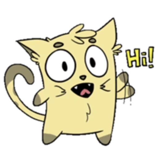 cat, kucing kardus, kucing kartun, kartun kucing kartun kucing, careled yellow cat cartoon