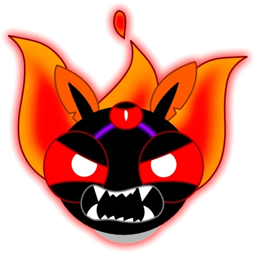 anger, anime, human, the unknown, geometry dash demon