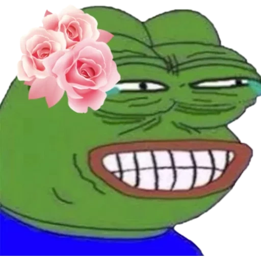 pepe smiled, pepe's frog