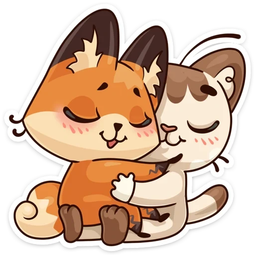 hug, hug, hug, favorite summer, fox cat