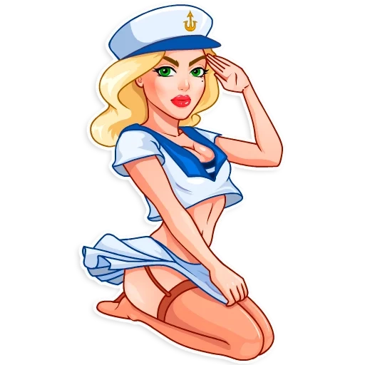 pin ap, y betsy, dibujo de marinero