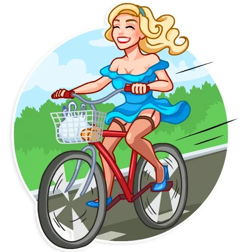 bicicleta, mujer bicicleta, bicicleta de niña, chica con bicicleta, la niña monta una bicicleta