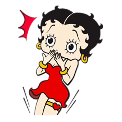 enfants, et betty, betty boo, betty boop, betty boop art