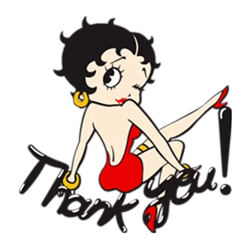 betty bup, stiker betty bup