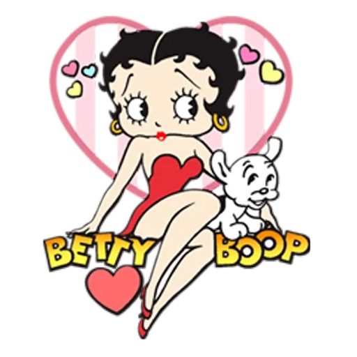 betty, betty bu pu, corazón betty boop, betty boop original, betty golpeó la aguja