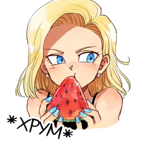 android 18, dessin anime, android 18 art, anime, personnages anime