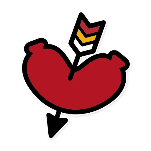 cœurs, symbole du cœur, badge de coeur, coeur rouge, symbole du cœur de nick