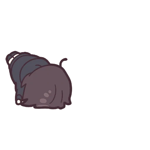 gato, pusheen, merhera chan, os animais são fofos