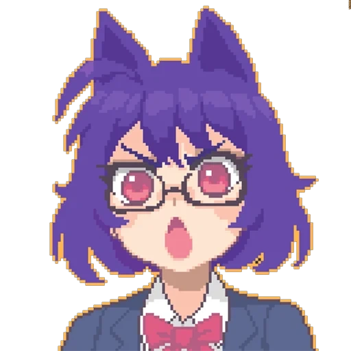 idées d'anime, skye hcnone, personnages d'anime, eh pixylainchka, anime pixel art terrible