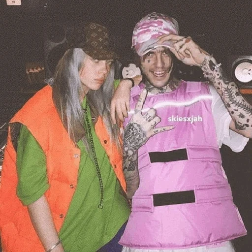 лил пип, lil peep, lil peep hellboy, лил пип билли айлиш, lil peep and billie eilish