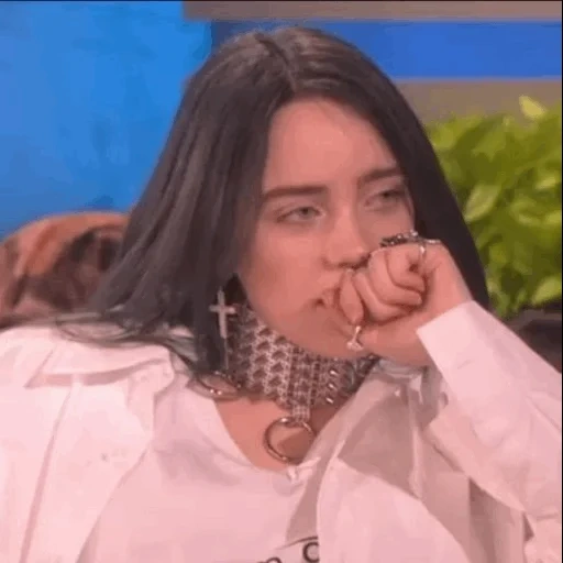 девушка, билли айлиш туретта, билли айлиш шоу эллен, billie eilish ellen show, синдром туретта билли айлиш